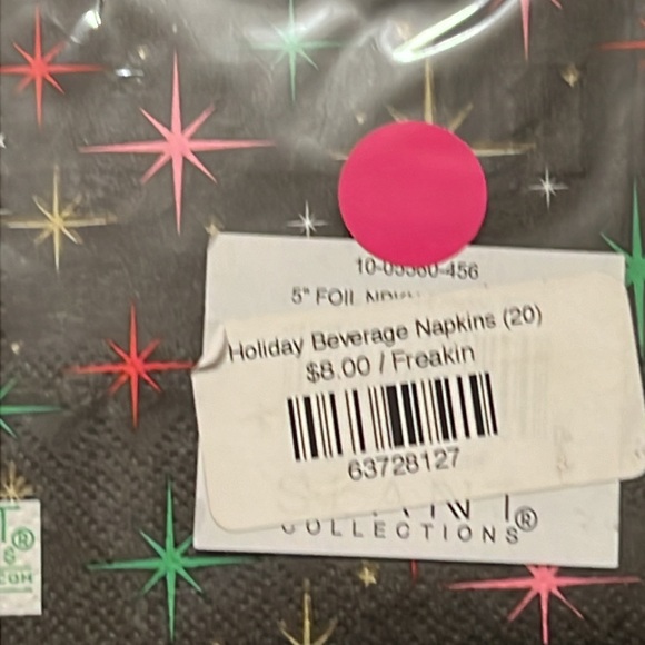 Set of 4 “Fa La Freakin La” napkins - Picture 5 of 6